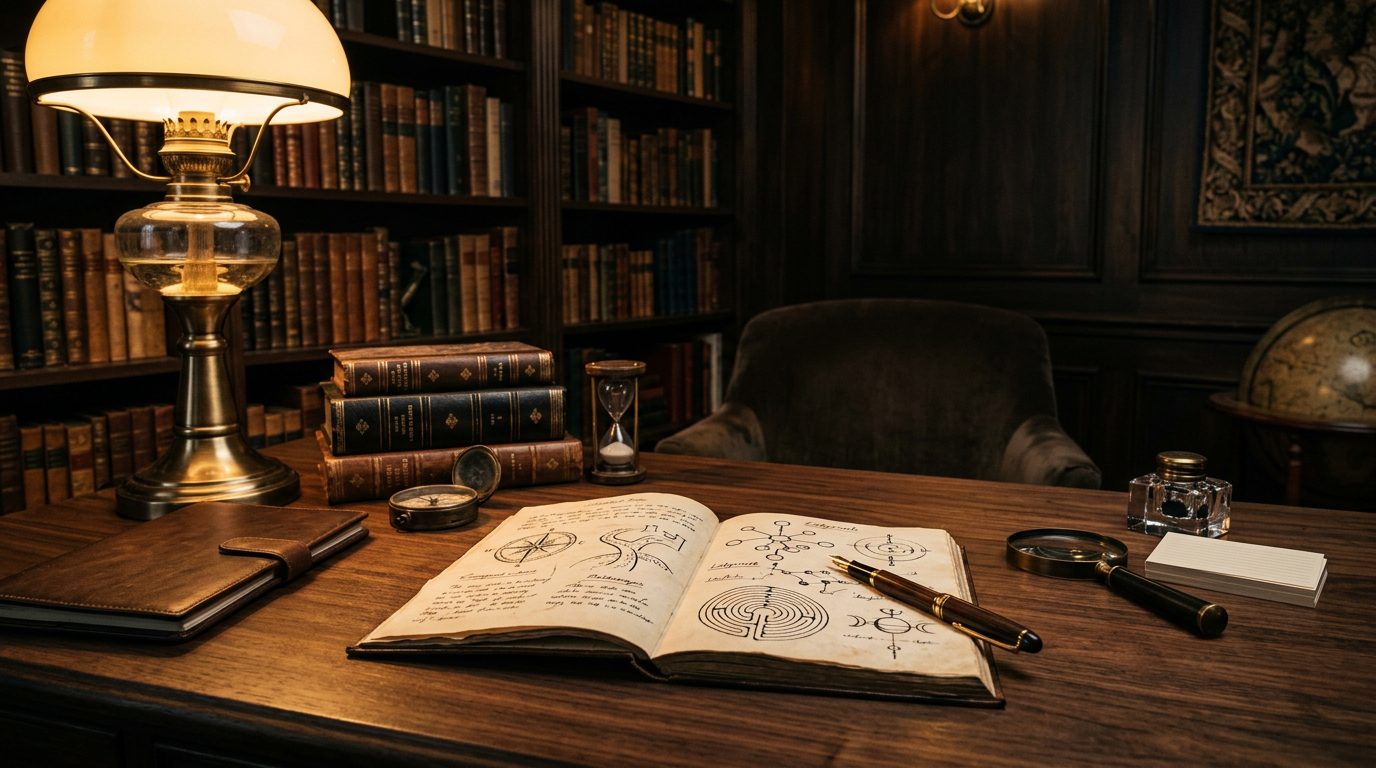 A consultation desk with notes and tools representing direct guidance