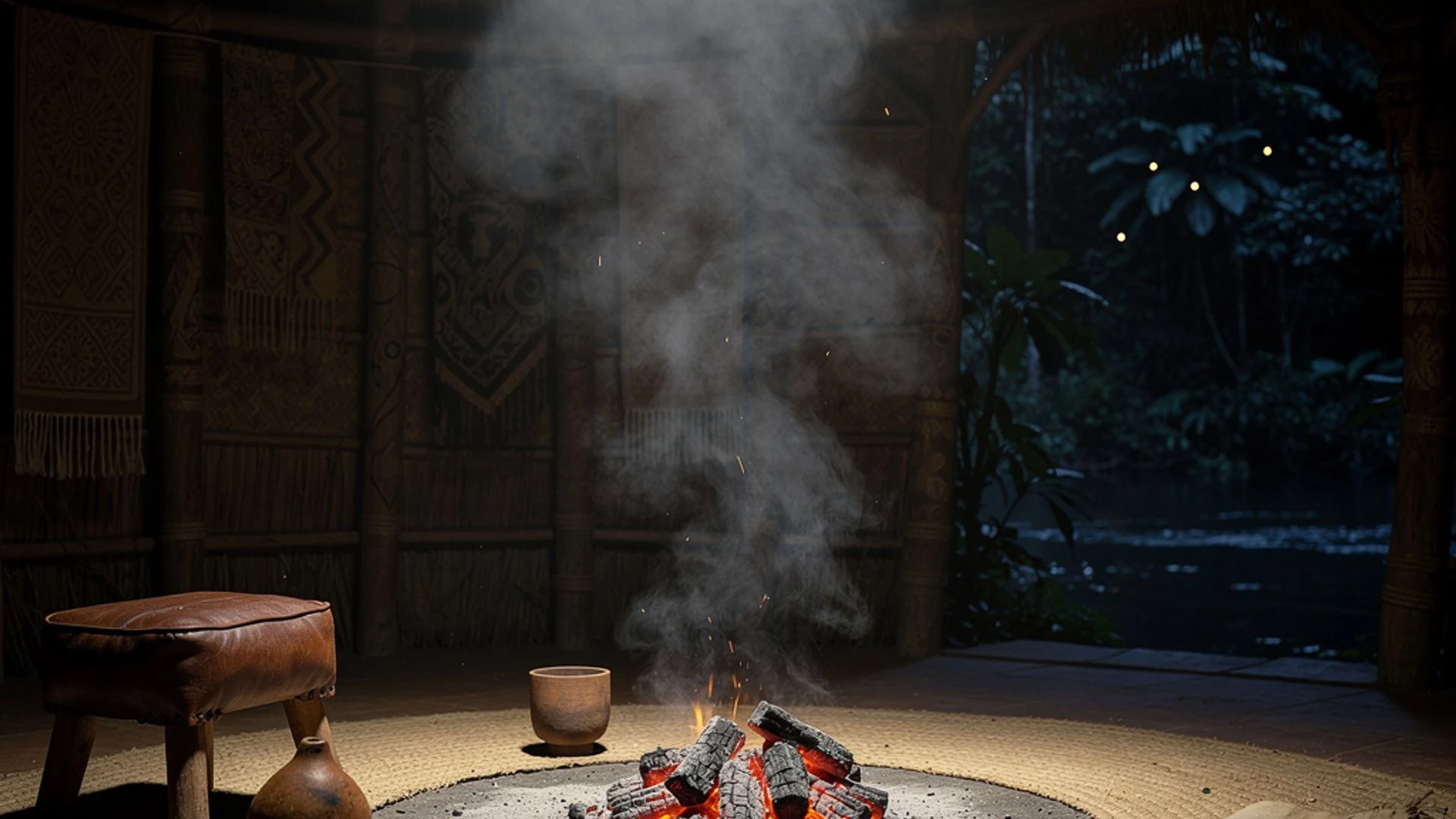 Section still: Coals in the maloka